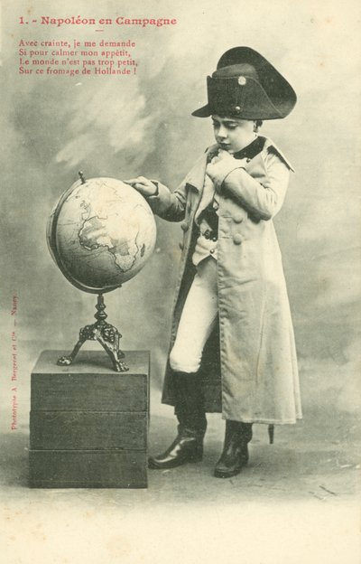 Chlapec, oblečený jako Napoleon od French Photographer
