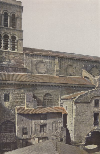Brioude, kostel Saint-Julien, boční veranda S od French Photographer