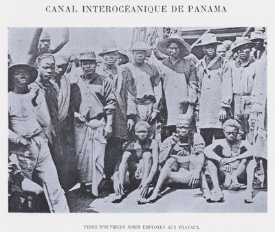 Canal Interoceanico De Panama (černobílá fotografie) od French Photographer