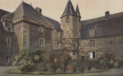 Carrouge, zámek, fasáda na nádvoří od French Photographer