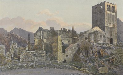 Casteil, Ruiny starého kláštera St-Martin-du-Canigou od French Photographer