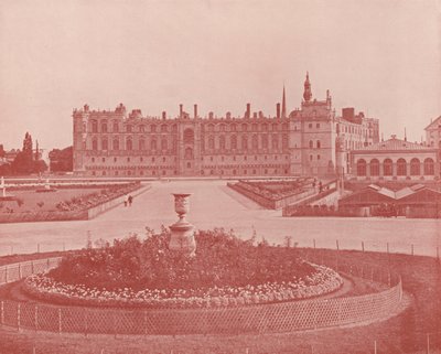 Hrad St Germain, severní fronta (černobílá fotografie) od French Photographer