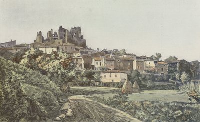 Chabrillan, Celkový pohled a zřícenina zámku od French Photographer
