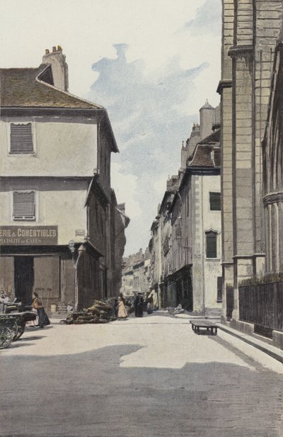 Chalon-sur-Saone, Rue aux Fevres od French Photographer