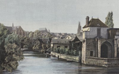 Chartres, pohled z mostu Courtille od French Photographer
