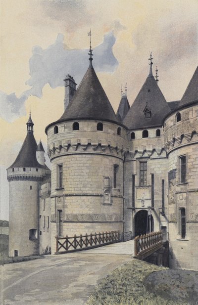 Chaumont-sur-Loire, vchod do hradu od French Photographer