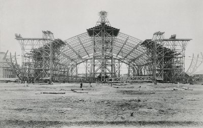 Výstavba Galerie des Machines pro výstavu Universelle z roku 1889 od French Photographer