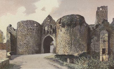 Domme, Porte des Tours a zbytky hradeb od French Photographer