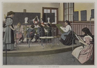 Kurz kreslení na Lycee Racine, Paříž (barevné foto) od French Photographer