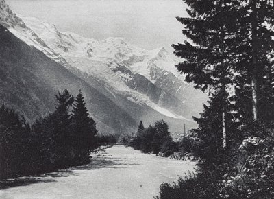 Okolí Chamonix (čb fotografie) od French Photographer