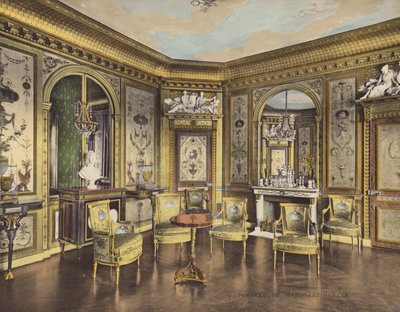 Fontainebleau: budoár Marie Antoinetty (barevné foto) od French Photographer