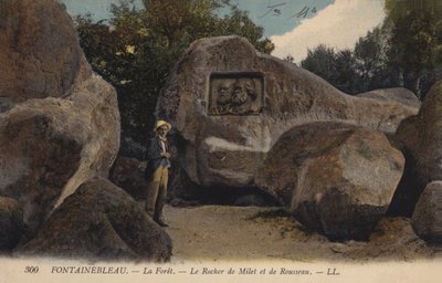 Fontainebleau, La Foret, Skála Milétu a Rousseau od French Photographer