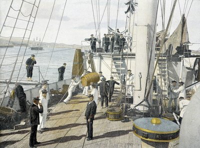Francouzské námořnictvo, konec 19. století: Jídlo - Bibl. des Arts deco. od French Photographer