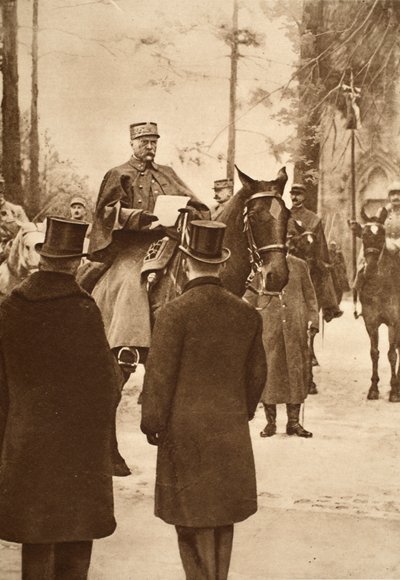 Generál Hirschauer, obsazení předmostí Keht, 30. ledna 1919 od French Photographer