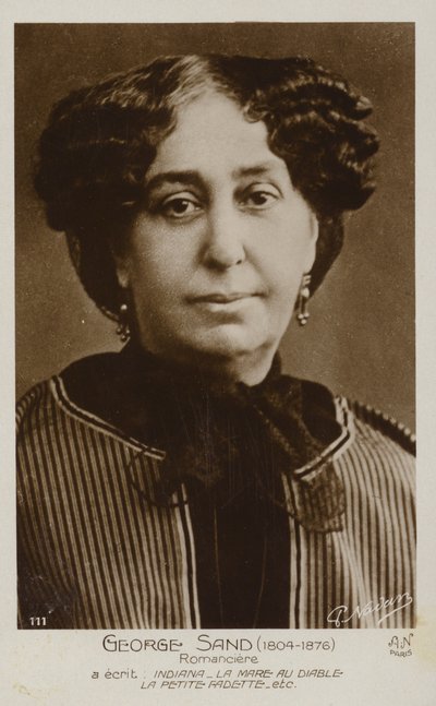 George Sand (1804-1876), francouzský romanopisec od French Photographer