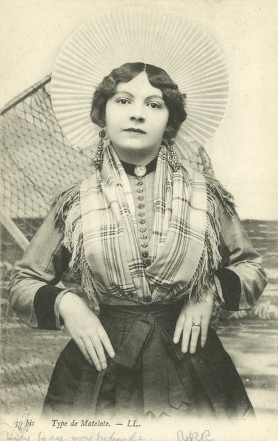 Dívka oblečená jako matalote (barva litho) od French Photographer