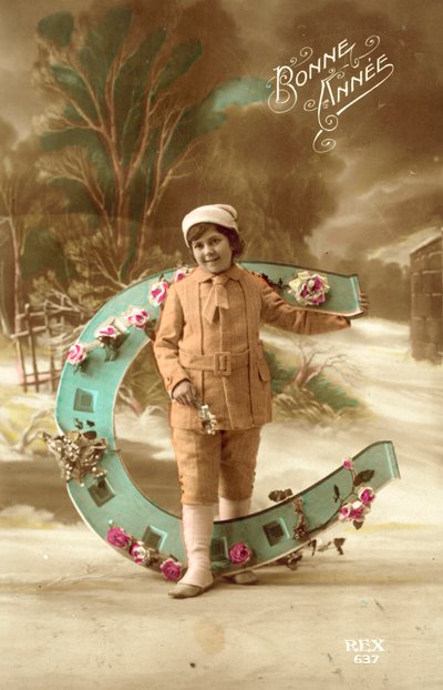 Dívka s velkou podkovou od French Photographer