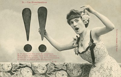Dívka se dvěma vykřičníky (černobílá fotografie) od French Photographer