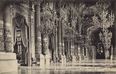 Velké foyer divadla National de lOpera v Paříži od French Photographer