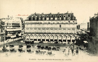Obchodní dům Grands Magasins du Louvre, Paříž od French Photographer