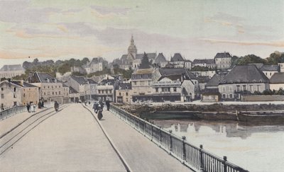 Gray, Vue generale, převzato z břehu Saone od French Photographer