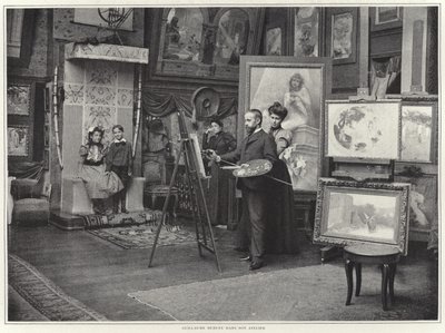 Guillaume Dubufe ve své dílně od French Photographer