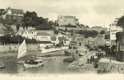 Harbour, Dinard (černobílá fotografie) od French Photographer