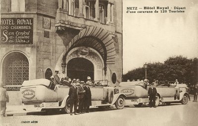 Hotel Royal, Metz, Francie (černobílá fotografie) od French Photographer
