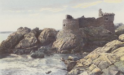 Ile DYeu, Starý hrad, pohled na jihovýchod od French Photographer