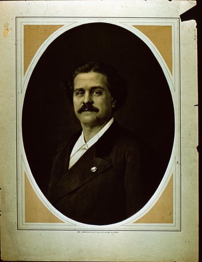 imp. Lemercier & Co. portrét muže (sépiová fotografie) od French Photographer