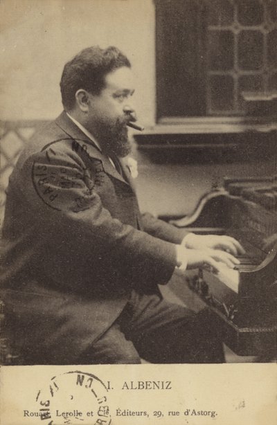 Isaac Albeniz , španělský pianista a skladatel (1860-1909) od French Photographer