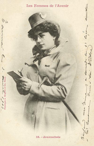 Novinářka, Žena Budoucnosti od French Photographer