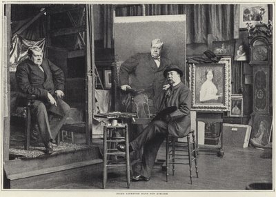 Jules Lefebvre ve své dílně od French Photographer