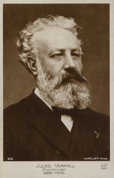 Jules Verne (1828-1905), francouzský romanopisec od French Photographer