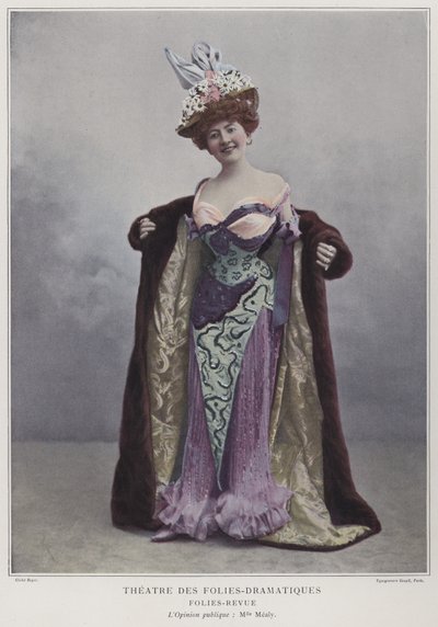 Juliette Mealy , francouzský herec a zpěvák (barevné foto) od French Photographer