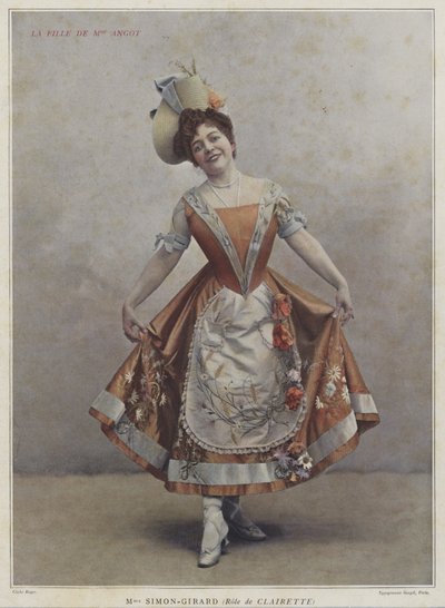 Juliette Simon-Girard jako Clairette ve filmu Madame Angot