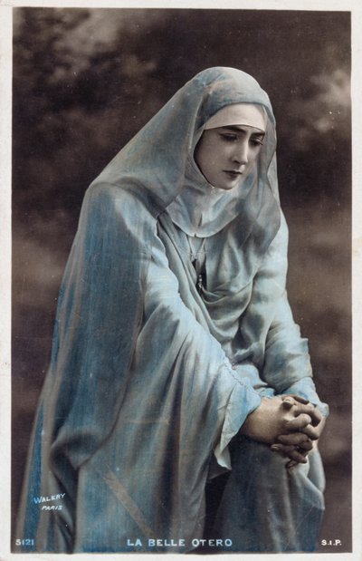 La Belle Otero (1868-1965), španělská herečka, tanečnice a kurtizána. od French Photographer
