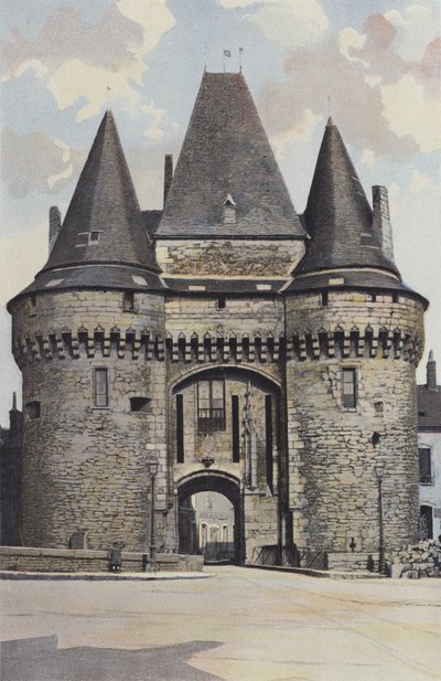 La Ferte-Bernard, městská brána, strana vchodu (radnice) od French Photographer