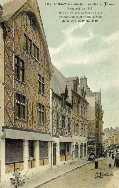 Rue de Labour, Orleans (barevná fotografie) od French Photographer