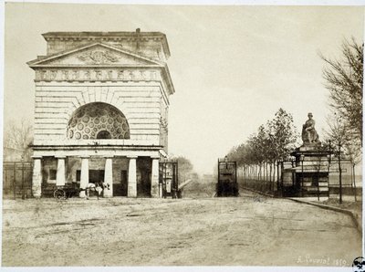 Bariéra Passy na fotografiích „bariéry Paříže“ od Gouviota od French Photographer