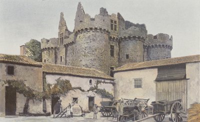 Le Breuil-sous-Argenton, zřícenina zámku de Beaupinay od French Photographer