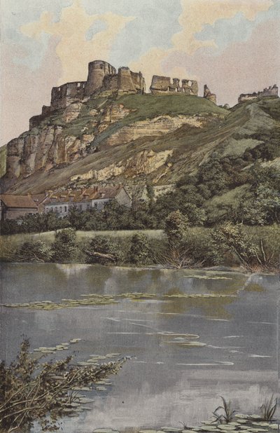 Les Andelys, Chateau Gaillard, Pobřeží řeky od French Photographer