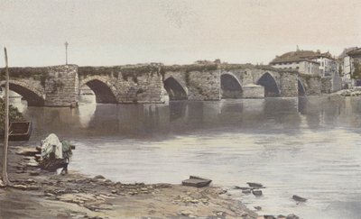 Limoges, Pont Saint-Martial, pohled proti proudu (levý břeh Vienne) od French Photographer