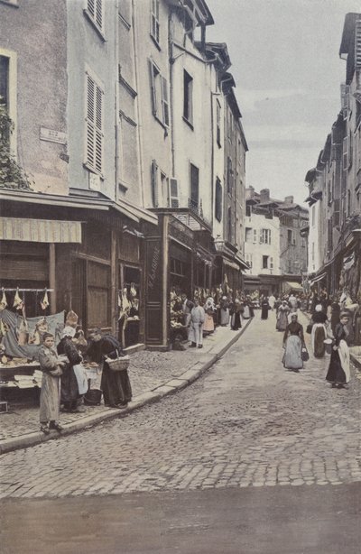 Limoges, Rue de la Boucherie (spodní část) od French Photographer