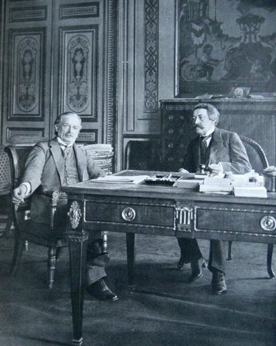 Lloyd George a Aristide Briand, 1916 od French Photographer
