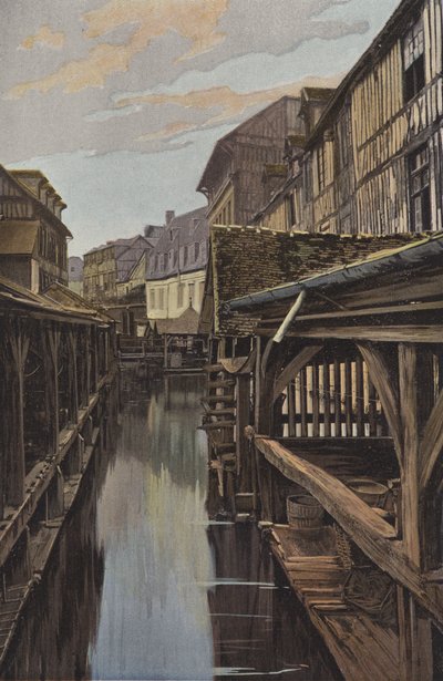 Louviers, prádelna a dřevěné domy od French Photographer