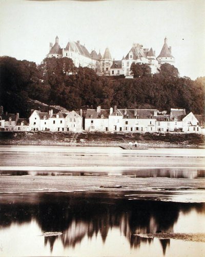 Odliv, údolí Loiry, cca 1880-90s (černobílá fotografie) od French Photographer