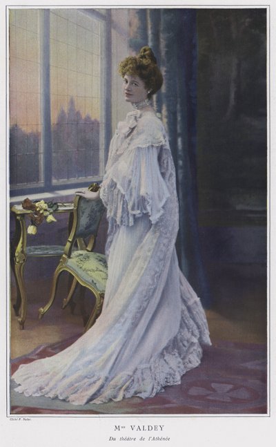 Madame Valdey , francouzská herečka (barevné foto) od French Photographer