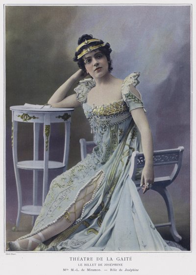 Marie-Louise de Miramon jako Josephine v Le Billet de Josephine (barevné foto) od French Photographer