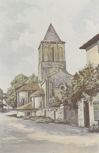 Melle, kostel Saint-Pierre, apsida a zvonice od French Photographer